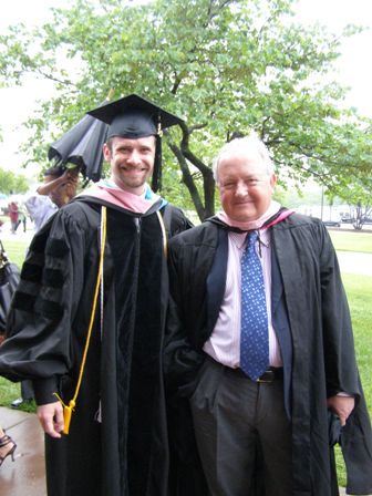 Dan and Barnes at Graduation